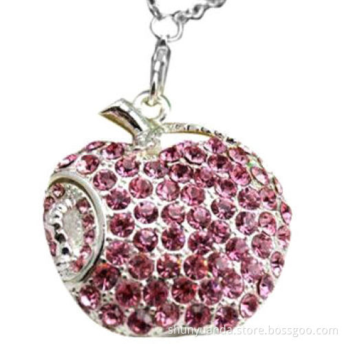 Jewelry USB Flash Drive with Standard USB2.0 Interface and Data Storage Stability